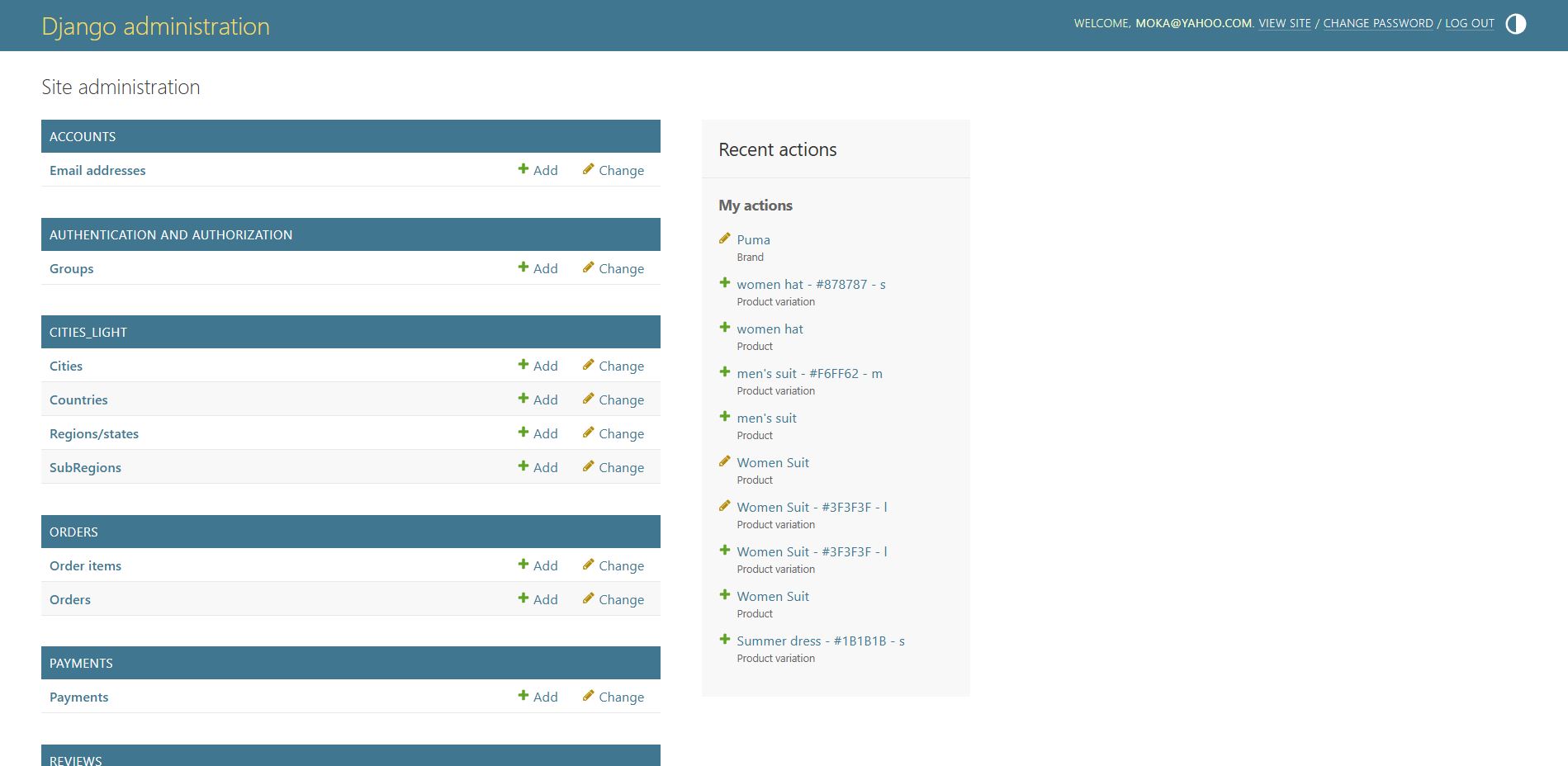 Admin Panel